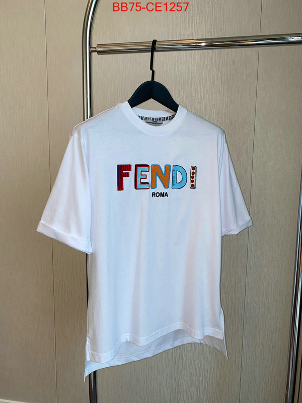 Clothing-Fendi,what is a 1:1 replica , ID: CE1257,$: 75USD