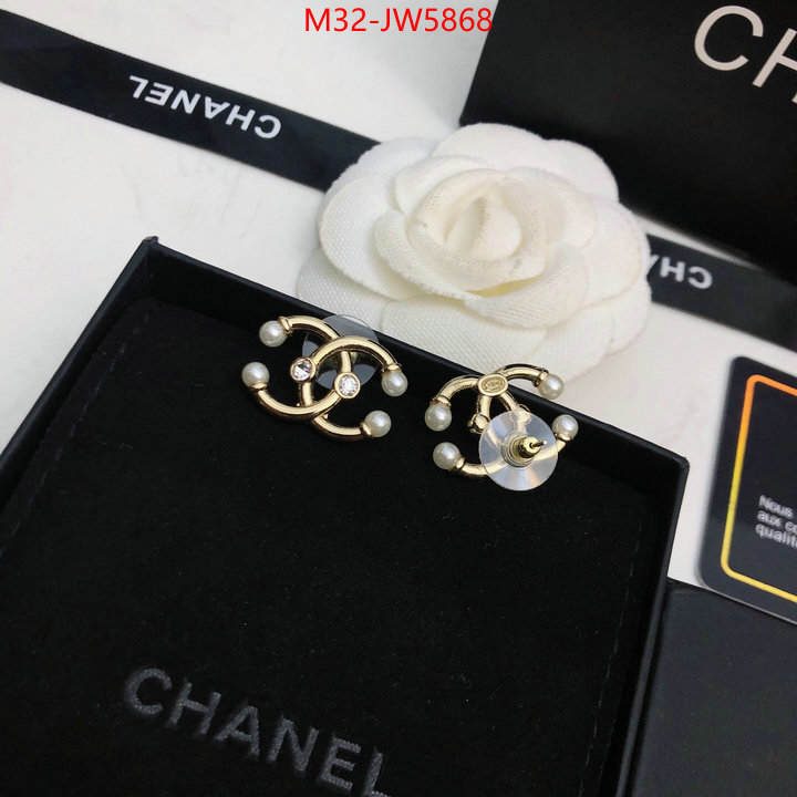 Jewelry-Chanel,online , ID: JW5868,$: 32USD