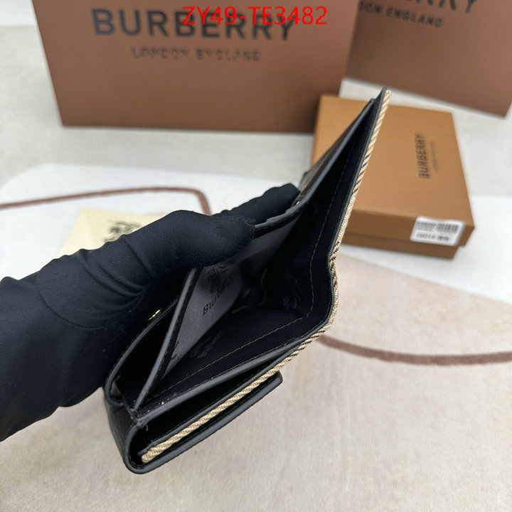 Burberry Bags(4A)-Wallet,high quality designer ,ID: TE3482,$: 49USD