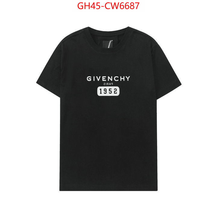 Clothing-Givenchy,luxury fake ,ID: CW6687,$: 45USD