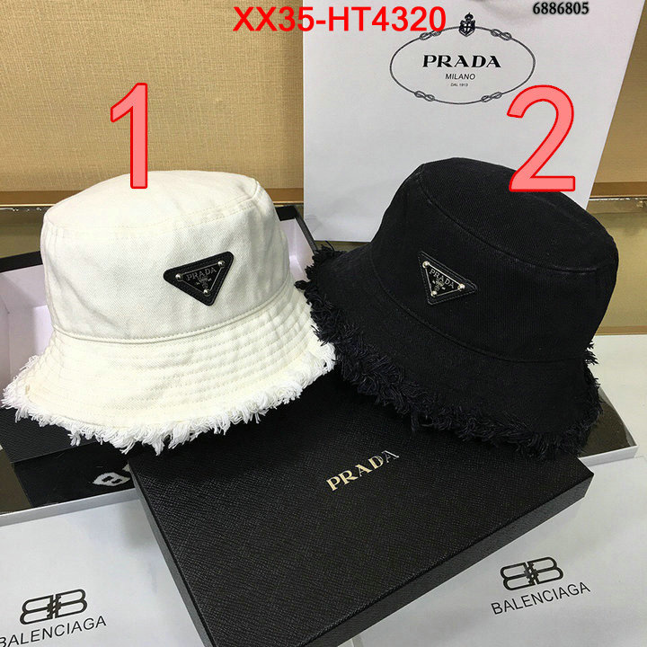 Cap (Hat)-Prada,shop designer replica , ID: HT4320,$: 35USD