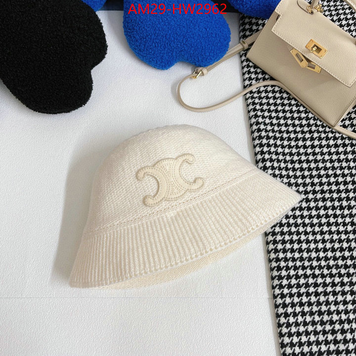 Cap (Hat)-Celine,fake designer , ID: HW2962,$: 29USD