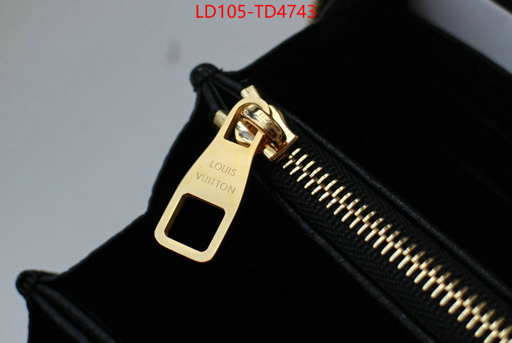 LV Bags(TOP)-Wallet,ID: TD4743,$: 105USD