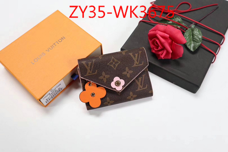 LV Bags(4A)-Wallet,ID: WK3675,$:35USD