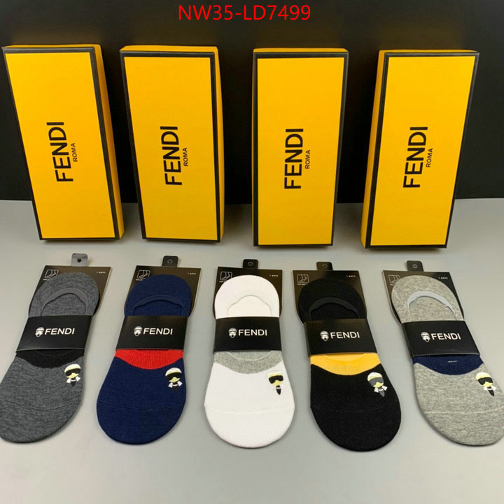 Sock-Fendi,cheap replica , ID: LD7499,$: 35USD