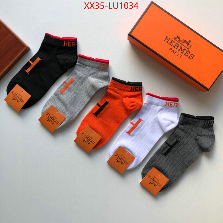 Sock-Hermes,high quality 1:1 replica , ID: TU1034,$: 35USD