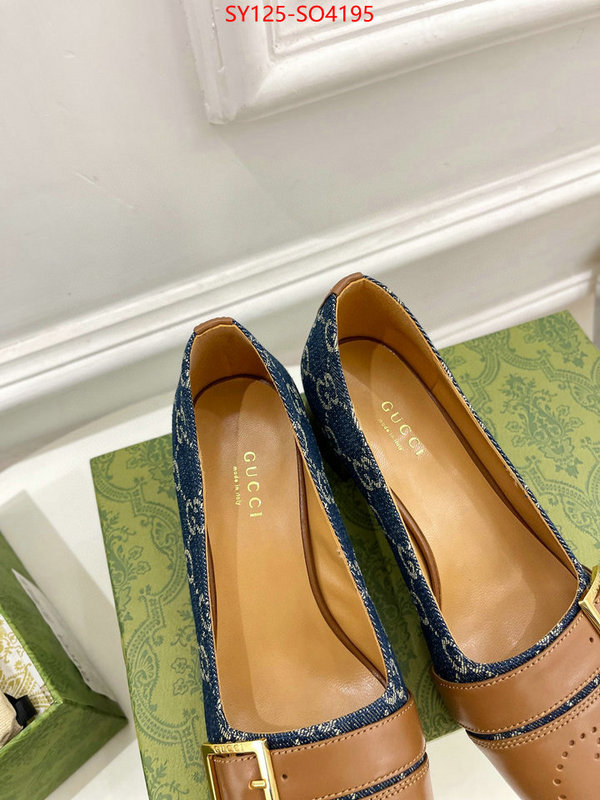 Women Shoes-Gucci,high quality 1:1 replica , ID: SO4195,$: 125USD