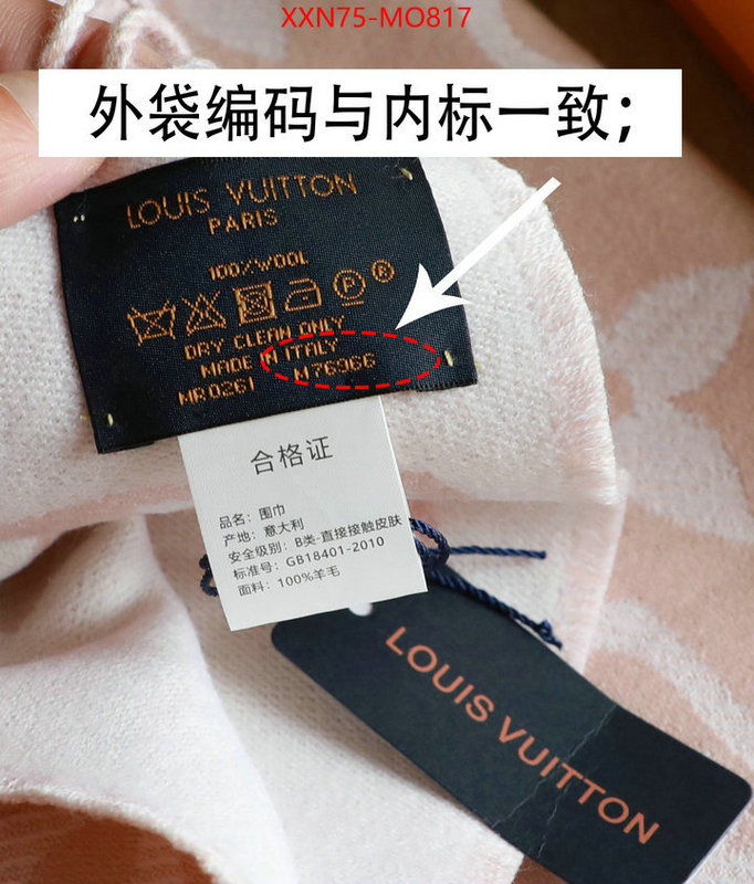 Scarf-LV,high quality designer replica , ID: MO817,$: 75USD