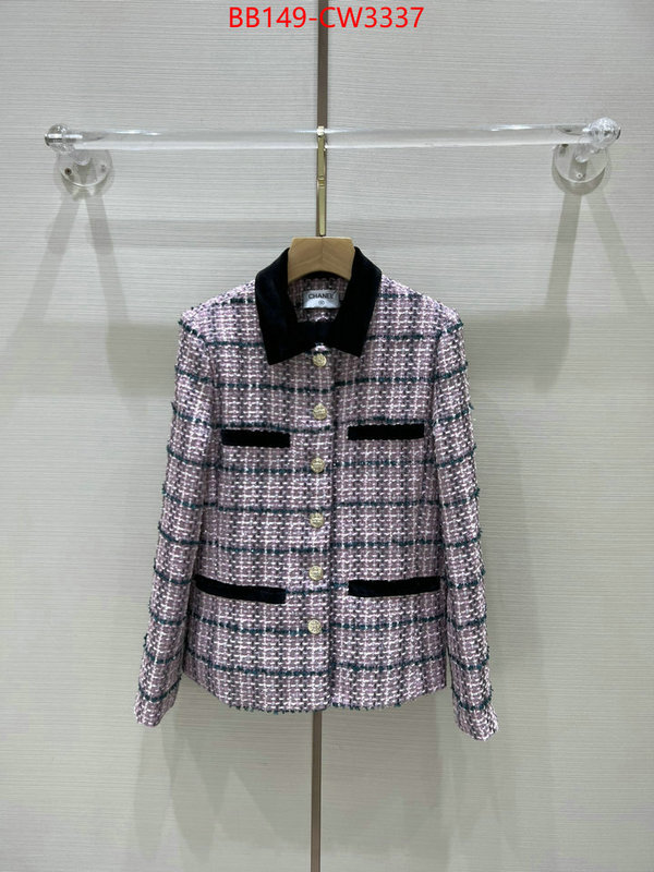 Clothing-Chanel,buy best high quality , ID: CW3337,$: 149USD