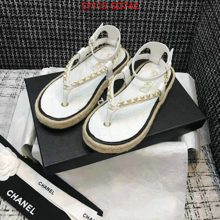 Women Shoes-Chanel,where quality designer replica , ID: SD742,$: 115USD