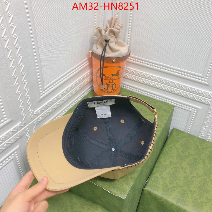 Cap (Hat)-Fendi,high quality customize , ID: HN8251,$: 32USD