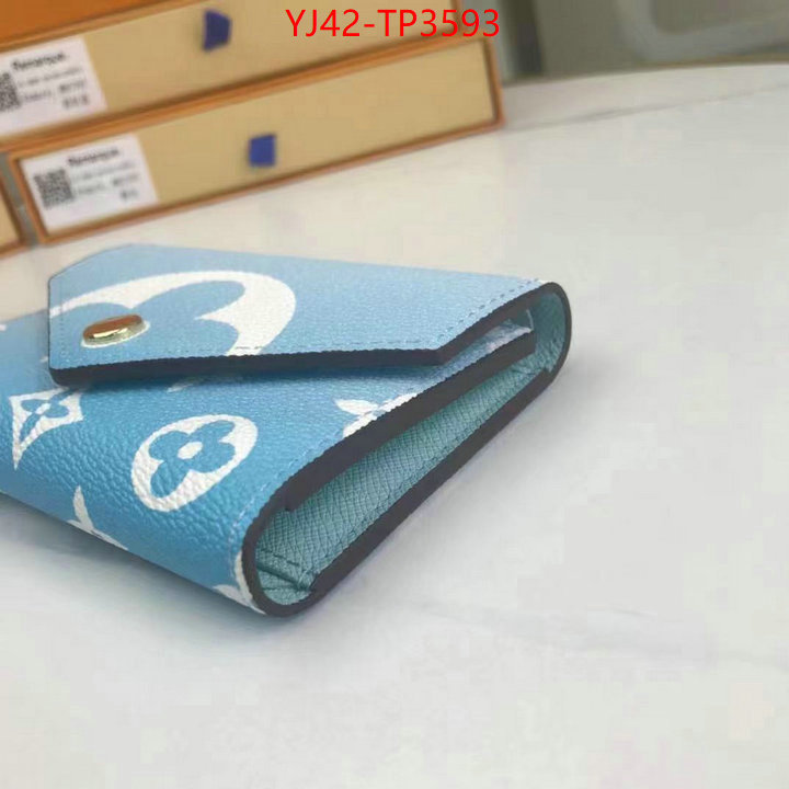 LV Bags(4A)-Wallet,ID: TP3593,$: 42USD