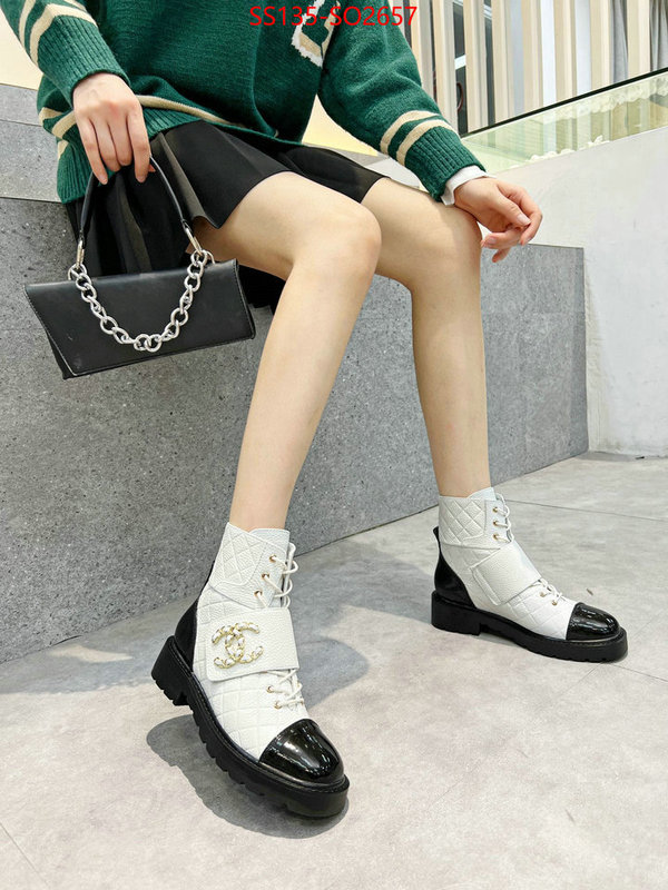 Women Shoes-Chanel,what is top quality replica , ID: SO2657,$: 135USD