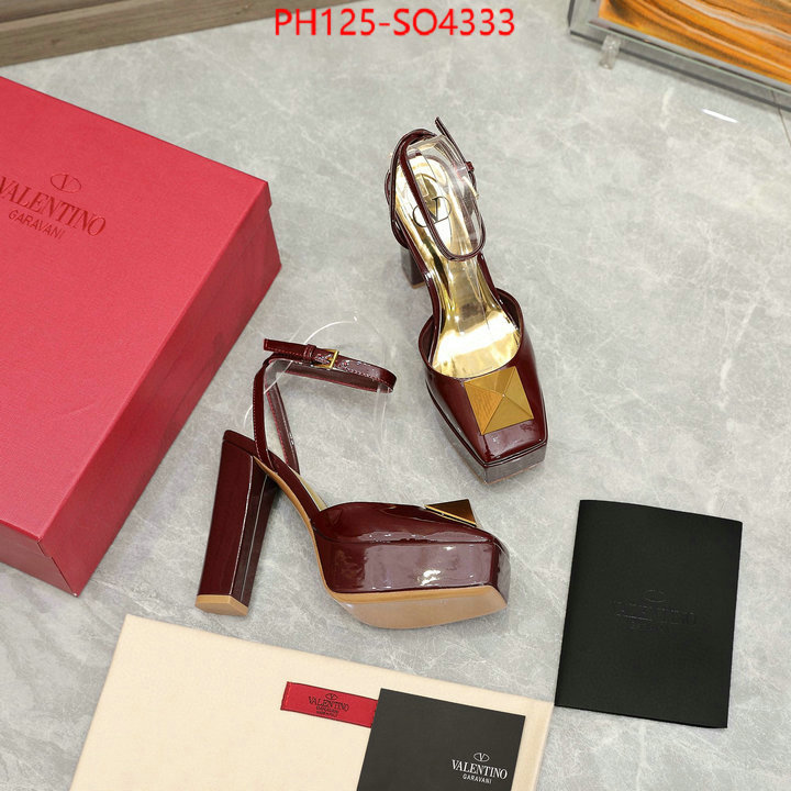 Women Shoes-Valentino,what's the best to buy replica , ID: SO4333,$: 125USD