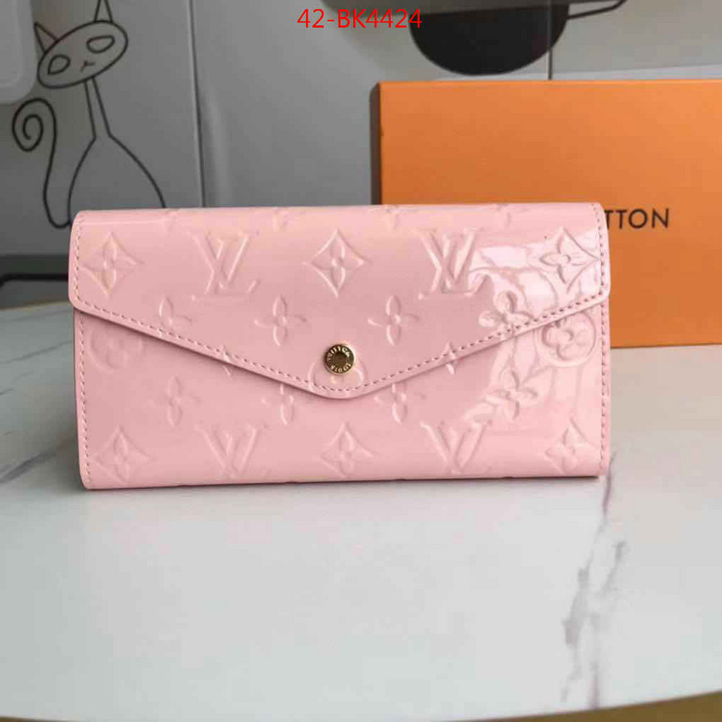 LV Bags(4A)-Wallet,ID: BK4424,$: 42USD