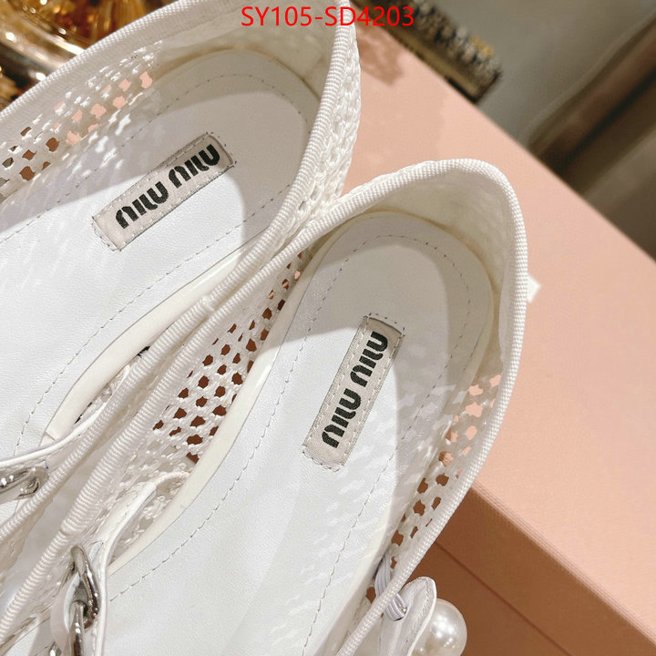 Women Shoes-Miu Miu,replica aaaaa designer , ID: SD4203,$: 105USD