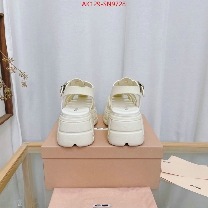 Women Shoes-Miu Miu,mirror quality , ID: SN9728,$: 129USD