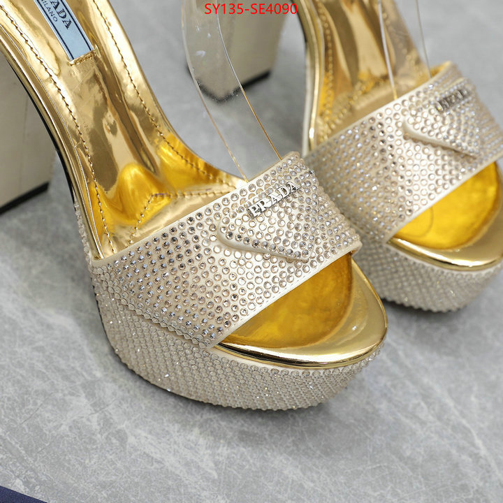 Women Shoes-Prada,mirror quality , ID: SE4090,$: 135USD