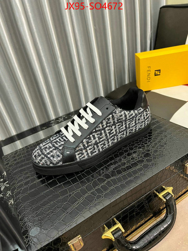 Men Shoes-Fendi,quality replica , ID: SO4672,$: 95USD