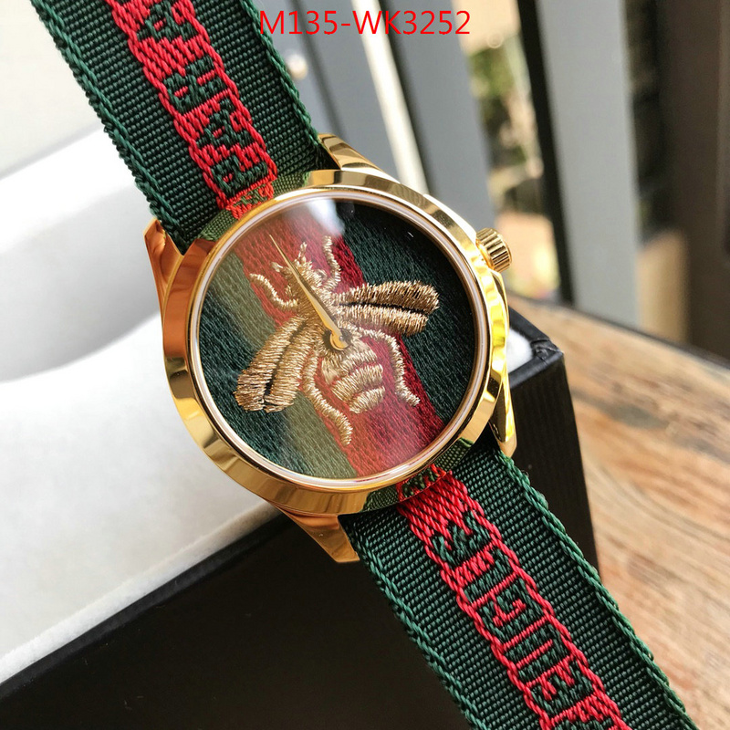 Watch(4A)-Gucci,online from china , ID: WK3252,$:135USD