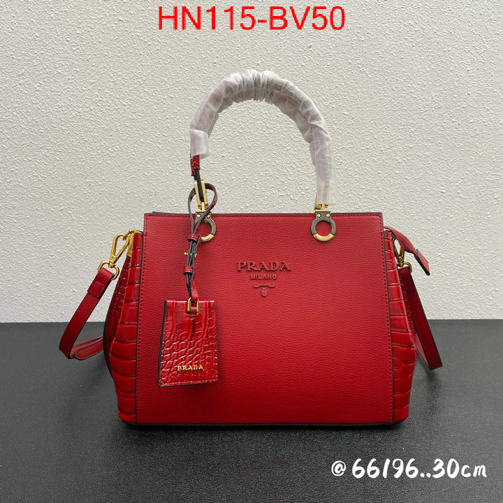 Prada Bags(4A)-Handbag-,best capucines replica ,ID: BV50,$: 115USD