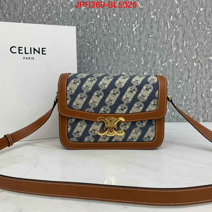 CELINE Bags(TOP)-Triomphe Series,wholesale designer shop ,ID:BL5026,$: 269USD