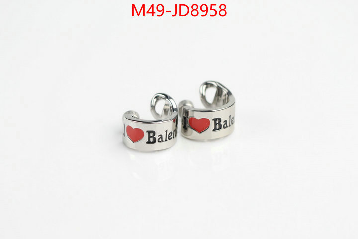 Jewelry-Balenciaga,luxury fake , ID: JD8958,$: 49USD