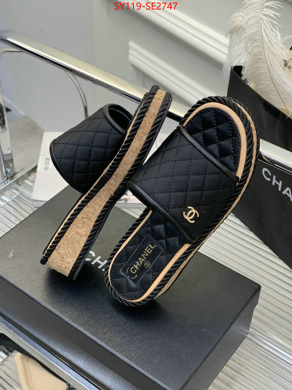 Women Shoes-Chanel,mirror quality , ID: SE2747,$: 119USD