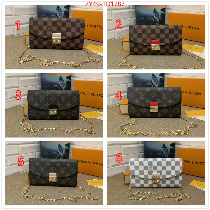 LV Bags(4A)-Wallet,ID: TD1787,$: 49USD