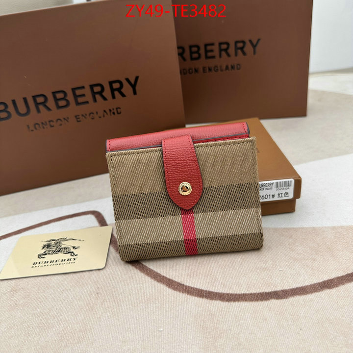 Burberry Bags(4A)-Wallet,high quality designer ,ID: TE3482,$: 49USD