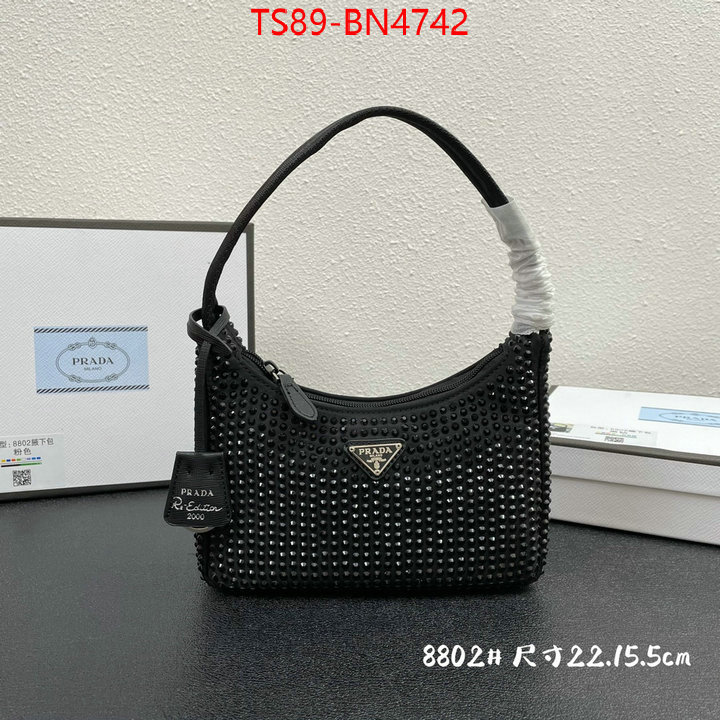 Prada Bags(4A)-Re-Edition 2000,buy the best replica ,ID: BN4742,$: 89USD