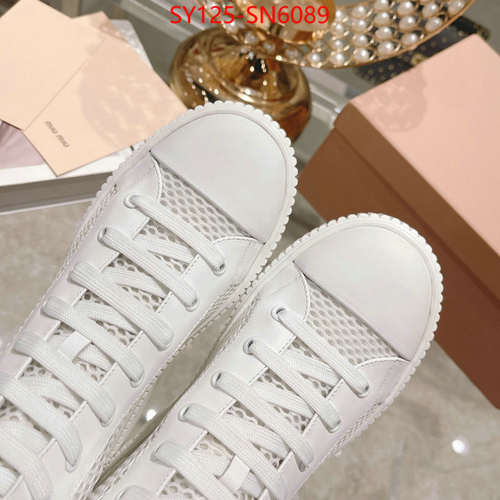 Women Shoes-Miu Miu,7 star quality designer replica , ID: SN6089,$: 125USD