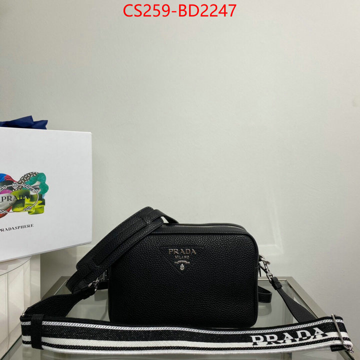 Prada Bags(TOP)-Diagonal-,ID: BD2247,$: 259USD