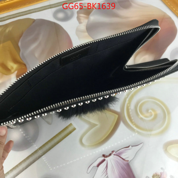 Fendi Bags(4A)-Clutch-,mirror copy luxury ,ID: BK1639,$:65USD