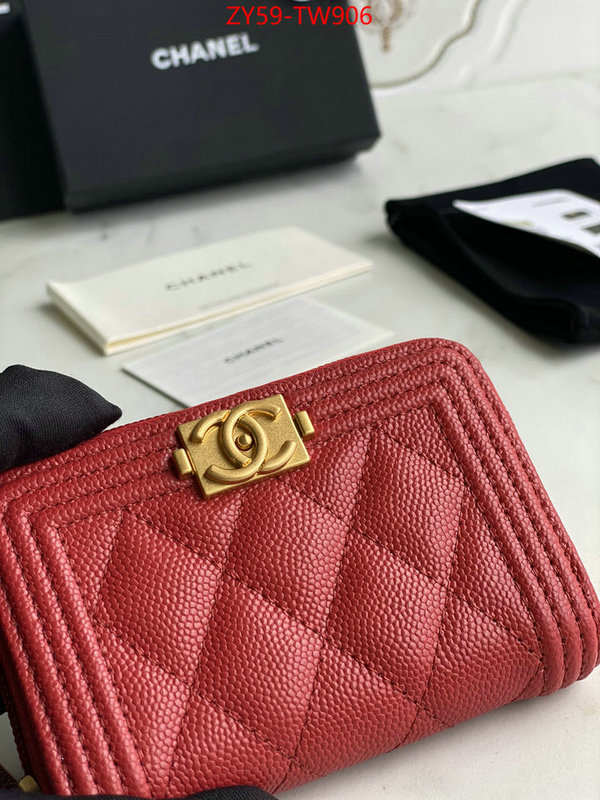 Chanel Bags(TOP)-Wallet-,ID: TW906,$: 59USD