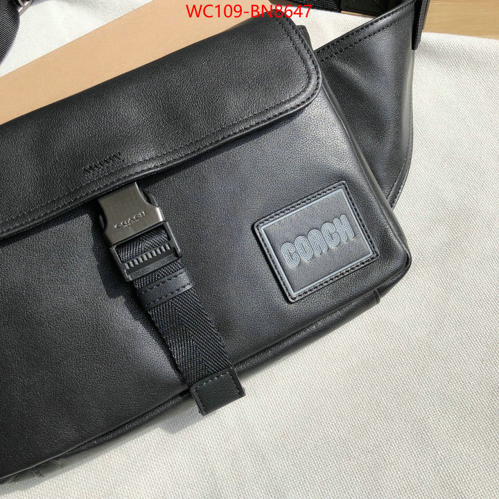 Coach Bags(4A)-Belt Bag-Chest Bag--,best like ,ID: BN8647,$: 109USD