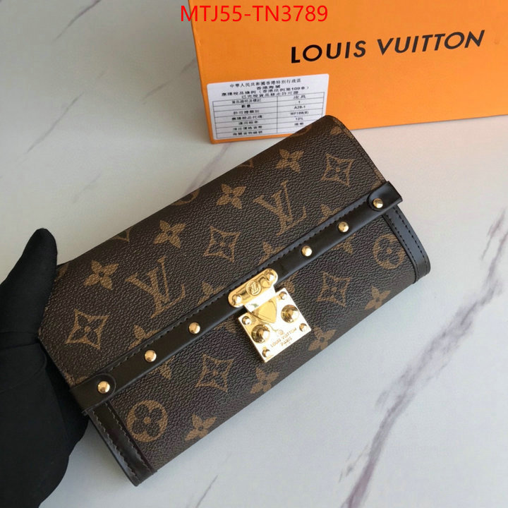 LV Bags(4A)-Wallet,ID: TN3789,$: 55USD