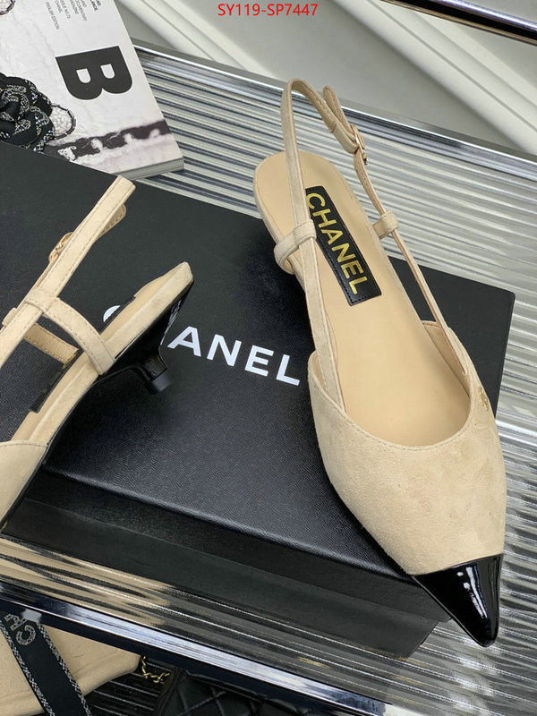 Women Shoes-Chanel,fake designer , ID: SP7447,$: 119USD