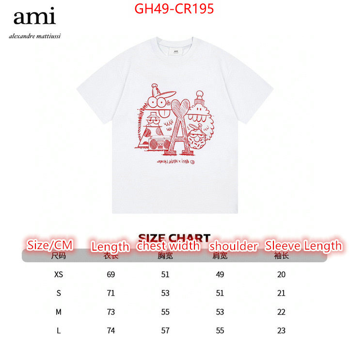 Clothing-AMI,top perfect fake , ID: CR195,$: 49USD