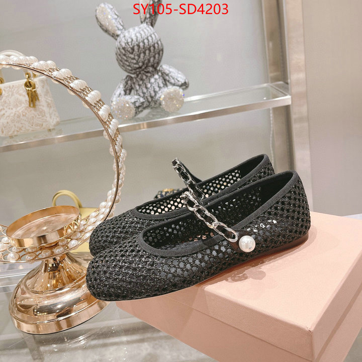 Women Shoes-Miu Miu,replica aaaaa designer , ID: SD4203,$: 105USD