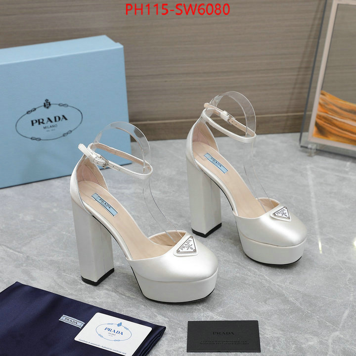 Women Shoes-Prada,highest quality replica , ID: SW6080,$: 115USD