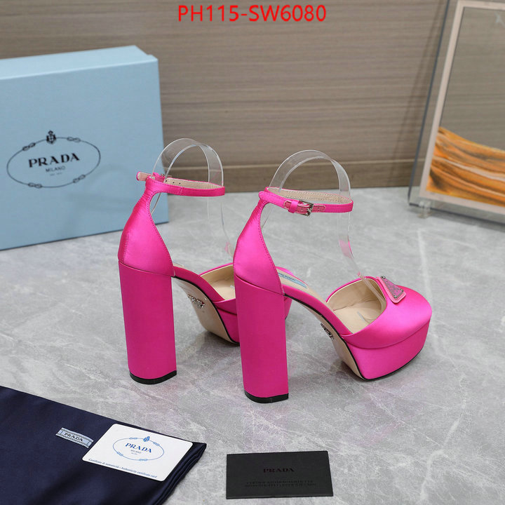 Women Shoes-Prada,highest quality replica , ID: SW6080,$: 115USD