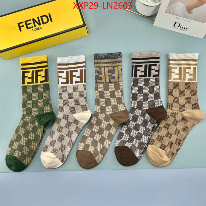 Sock-Fendi,best knockoff , ID: LN2605,$: 29USD