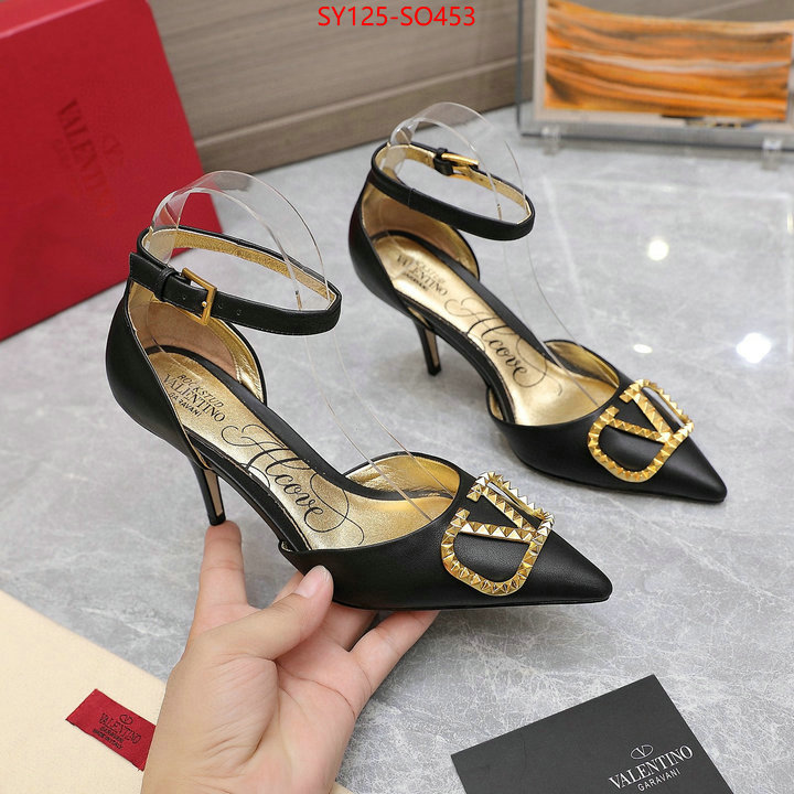 Women Shoes-Valentino,aaaaa+ class replica , ID: SO453,$: 125USD