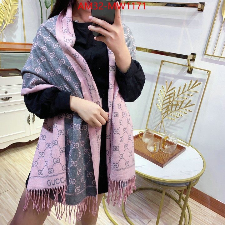 Scarf-Gucci,replica aaaaa designer , ID: MW1171,$: 32USD