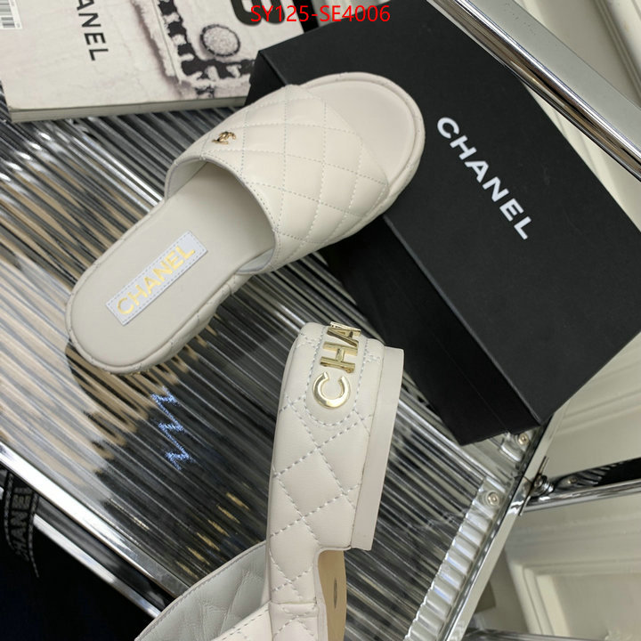 Women Shoes-Chanel,where should i buy replica , ID: SE4006,$: 125USD