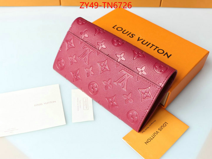 LV Bags(4A)-Wallet,ID: TN6726,$: 49USD