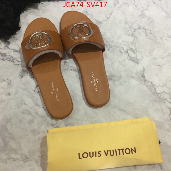 Women Shoes-LV,what 1:1 replica , ID: SV417,$:74USD