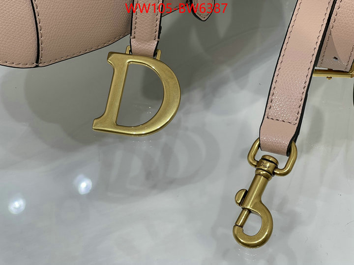 Dior Bags(4A)-Saddle-,ID: BW6387,$: 105USD