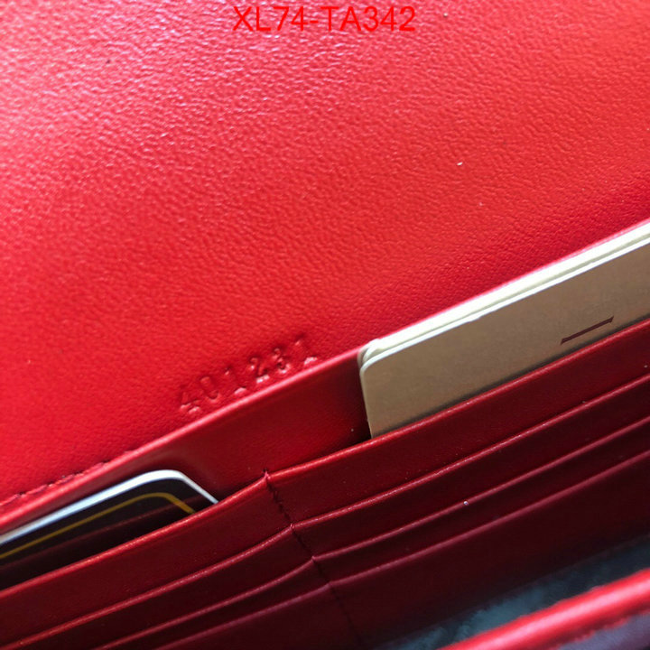 Gucci Bags(4A)-Wallet-,ID:TA342,$: 74USD